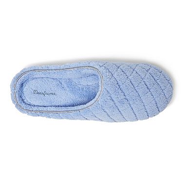 Women's Dearfoams Leslie Quilted Terry Clog Slippers