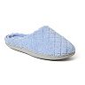 Women's Dearfoams Leslie Quilted Terry Clog Slippers