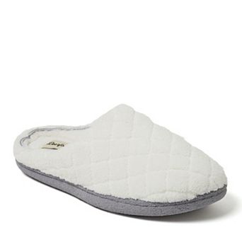 Women's Dearfoams Leslie Quilted Terry Clog Slippers