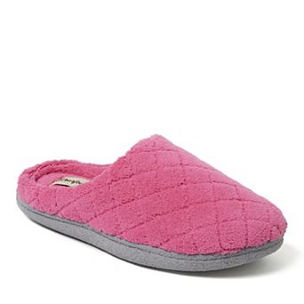 Women's Dearfoams Leslie Quilted Terry Clog Slippers