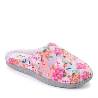 Women's Dearfoams Leslie Quilted Terry Clog Slippers