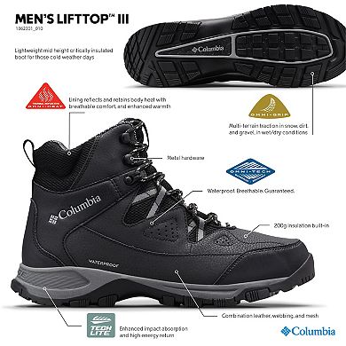 Columbia Liftop Men's Waterproof Boots