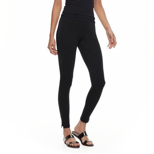 Utopia by HUE Ankle Slit Leggings