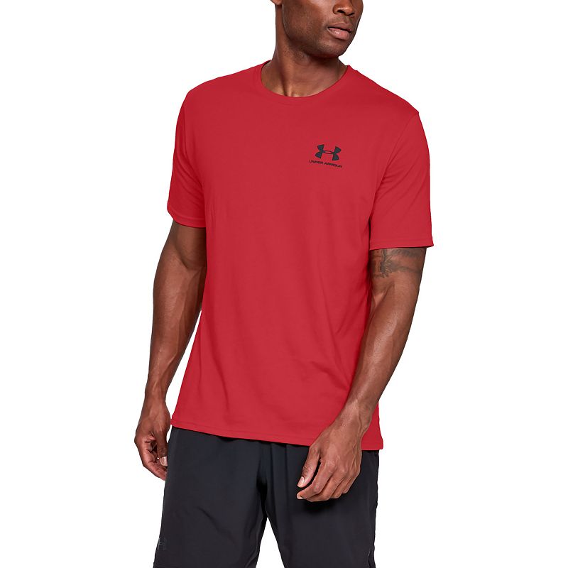 Men's Under Armour Sportstyle Tee, Size: XXL, Red