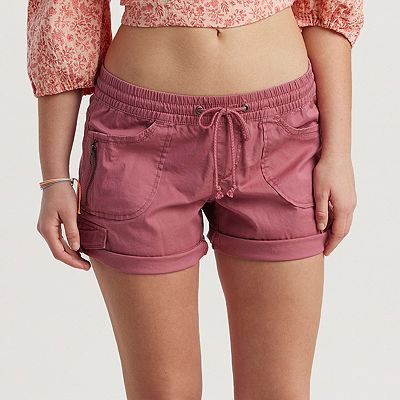 Juniors Unionbay Christy Convertible Cuffed Midi Shorts