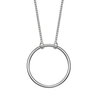 PRIMROSE Sterling Silver Circle Necklace