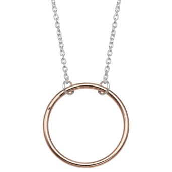PRIMROSE Sterling Silver Circle Necklace