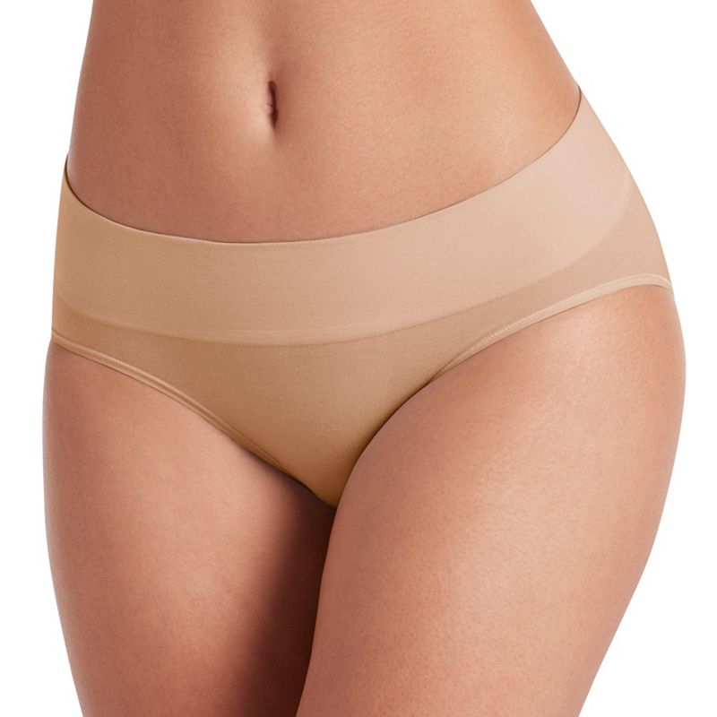 UPC 037882567086 product image for Jockey Natural Beauty Seamfree Hi-Cut Panty 2453, Women's, Size: 7, Dark Beige | upcitemdb.com