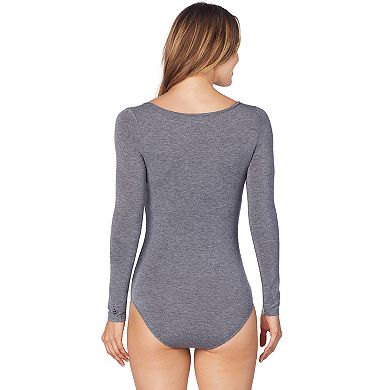 Women’s Cuddl Duds® Softwear with Stretch Long Sleeve Bodysuit