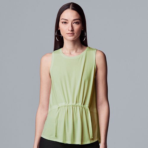 Women's Simply Vera Vera Wang Cinched Waist Tank