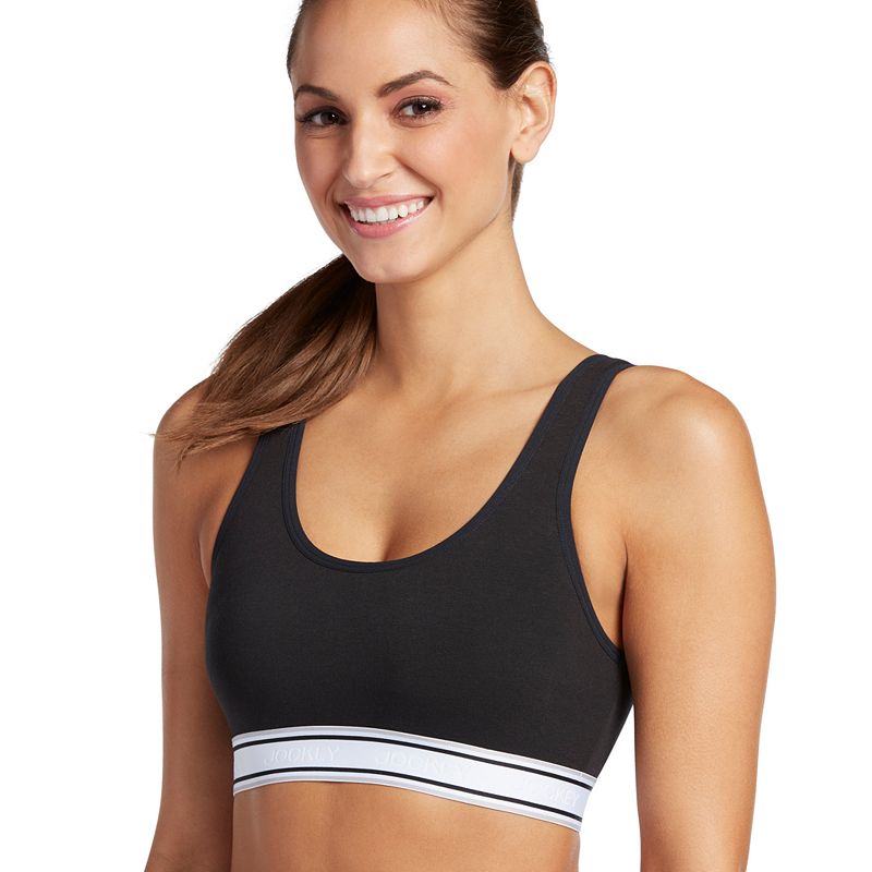 UPC 037882602848 product image for Jockey Bras: Retro Stripe Bralette 2253, Women's, Size: Medium, Oxford | upcitemdb.com