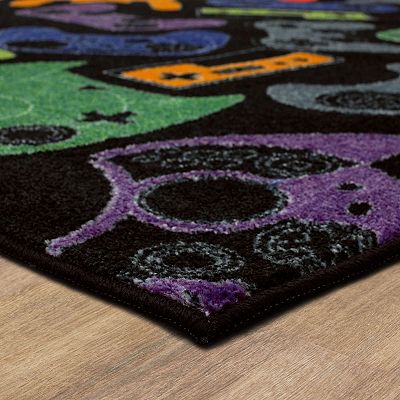 2013年製 lndependent CROSS LOGO RUG MAT Kayden Abstract Rug 4' x 6' Low Pile High-Traffic | Living Spaces