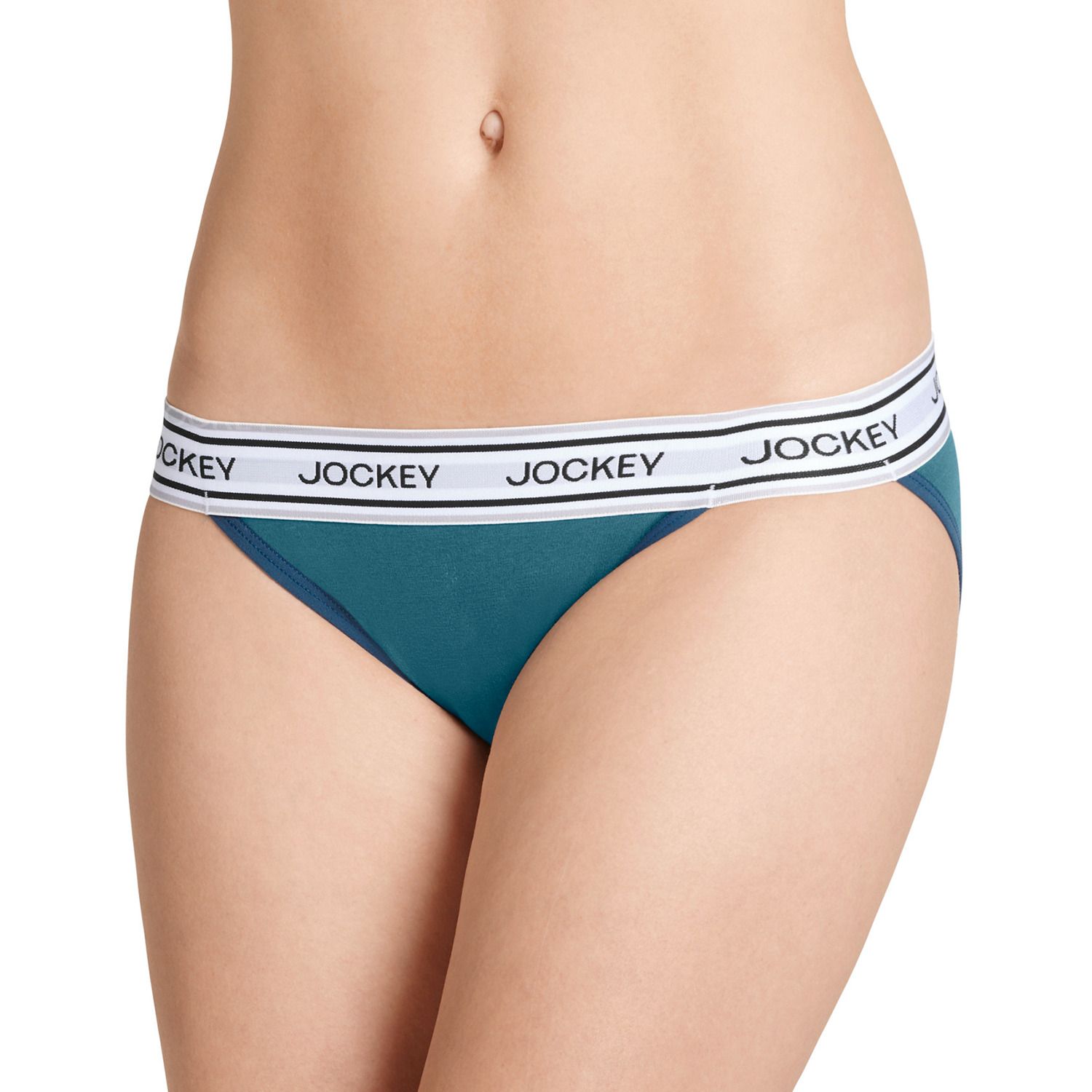 jockey retro stripe string bikini panty