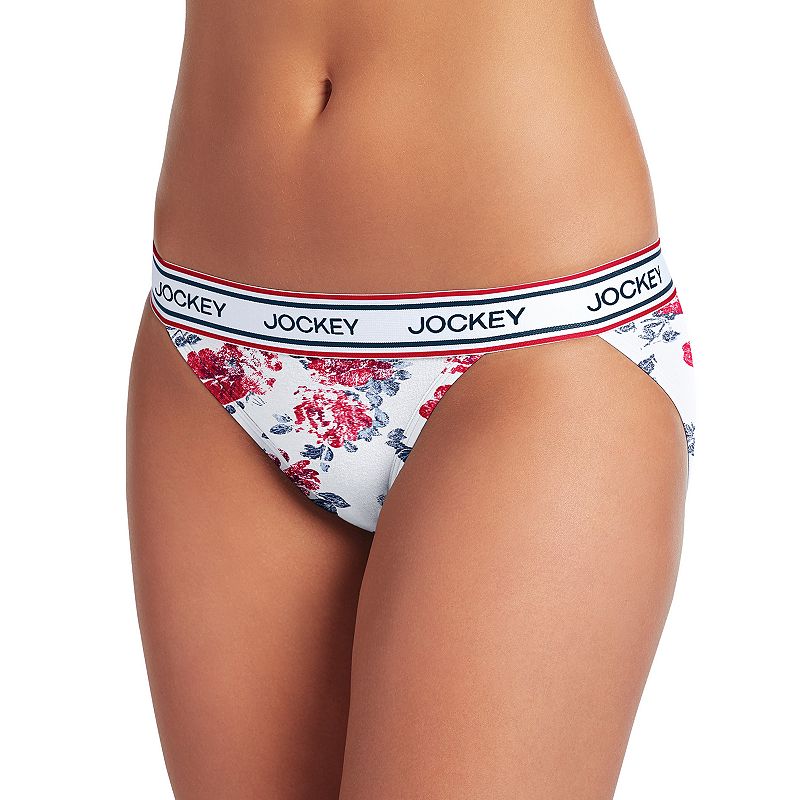 UPC 037882709974 product image for Jockey Retro Stripe String Bikini Panty 2252, Women's, Size: Small, White | upcitemdb.com