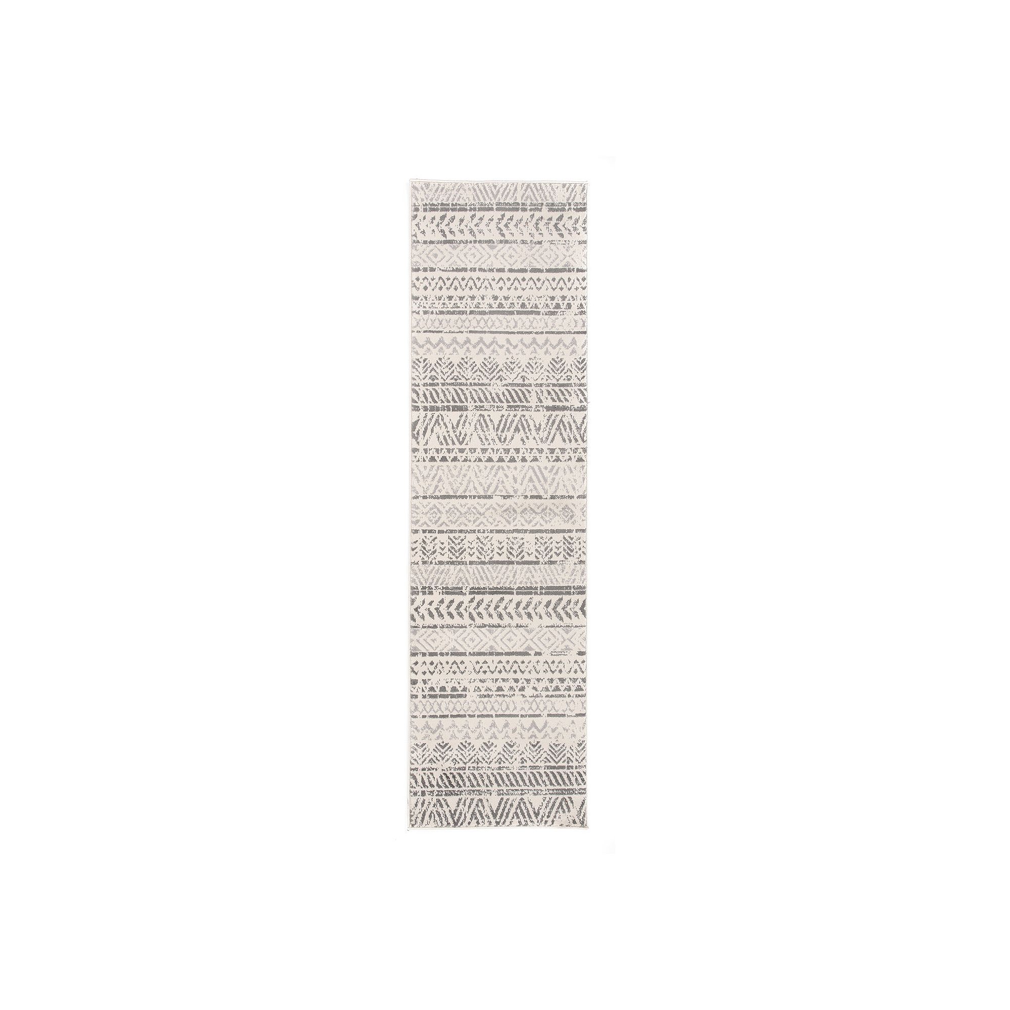 World Rug Gallery Monaco Geometric Bohemian Rug, Gray