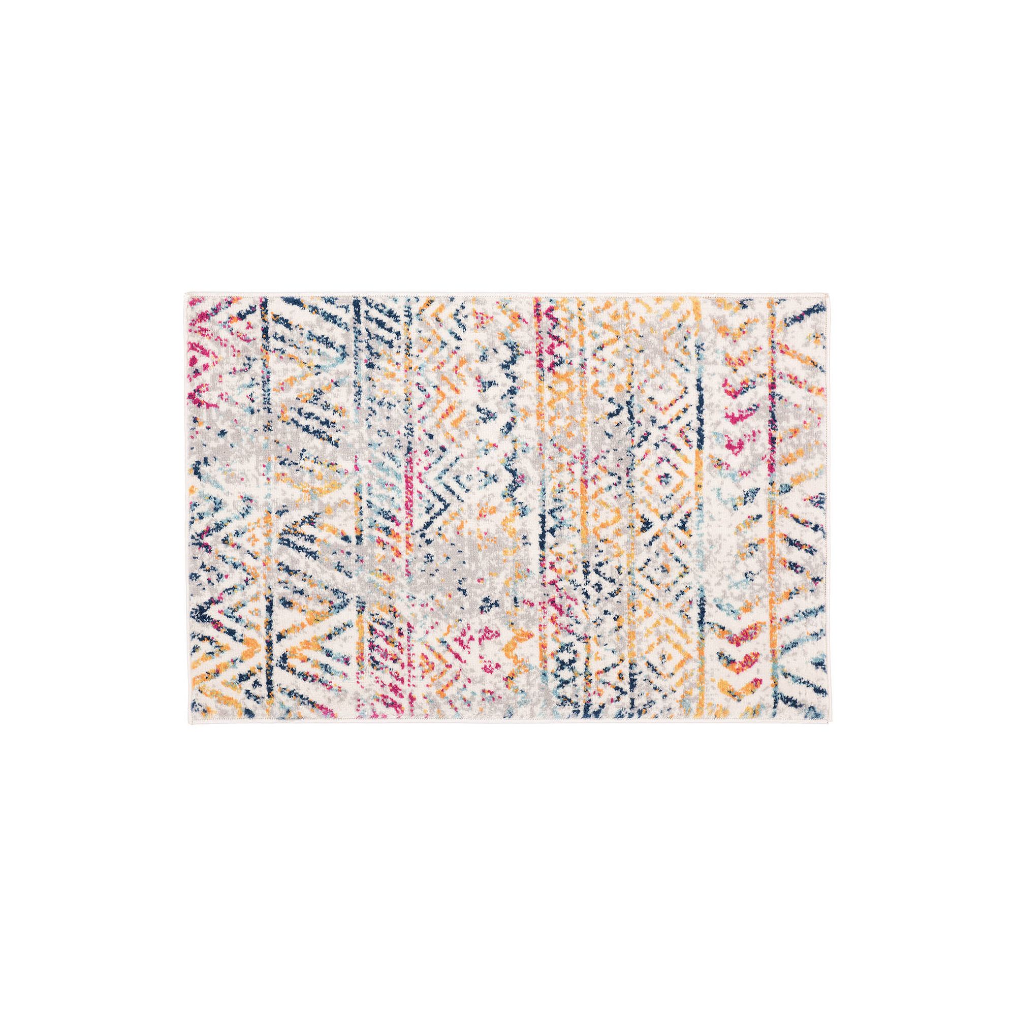 World Rug Gallery Monaco Geometric Bohemian Rug, Multi