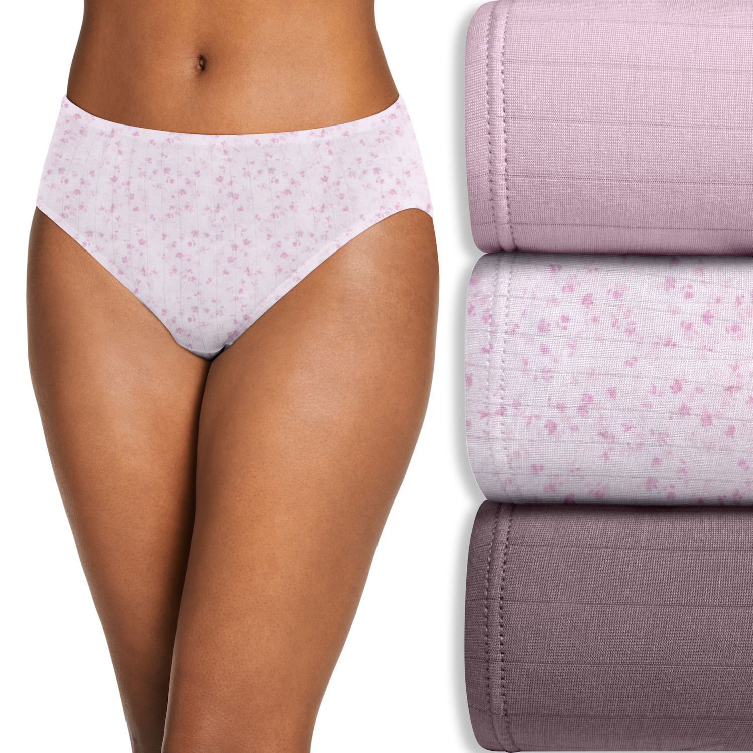 Jockey Elance Supersoft Bikini Underwear 2070 In Purple