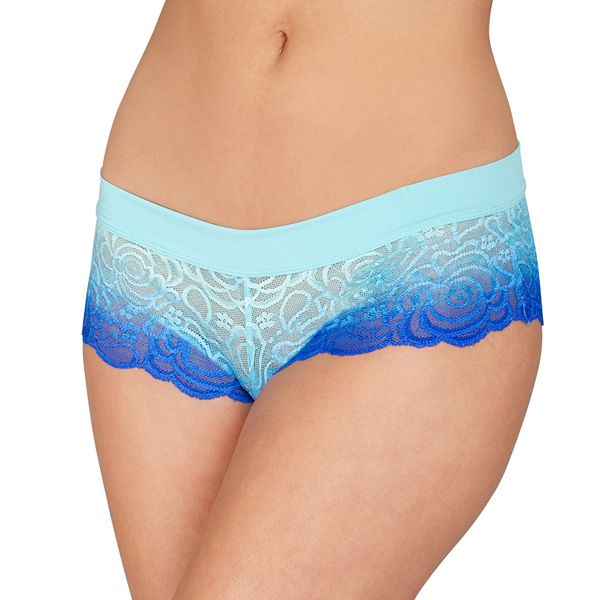 CANDIE'S  Intimates Micro Lace Cheeky Panty ZZ63U333Z Paisley Multi color Sz.M