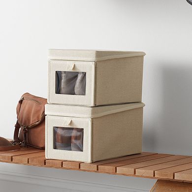 Sonoma Goods For Life 2-Pack Stackable Shoe Boxes