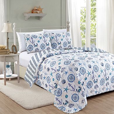 Madelinen® Azure Quilt Set