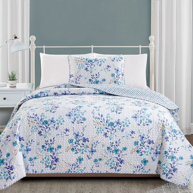 73924911 Great Bay Home April Morning Quilt Set, Multicolor sku 73924911