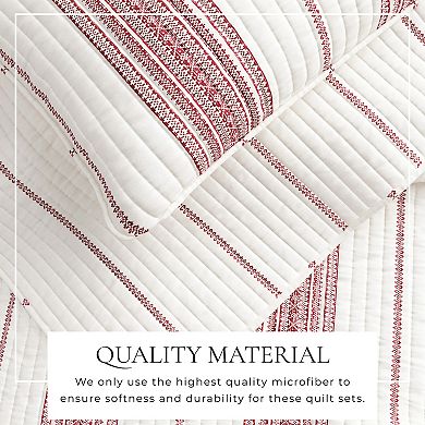 Madelinen® Wesley Striped Quilt Set