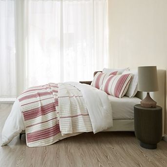 Madelinen® Wesley Striped Quilt Set