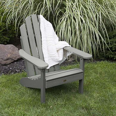 Highwood USA Set of 2 Classic Westport Adirondack Chairs with Folding Side Table
