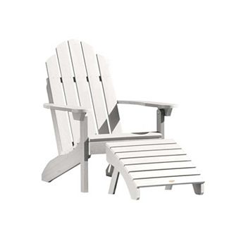Highwood USA Classic Westport Adirondack Chair with Ottoman