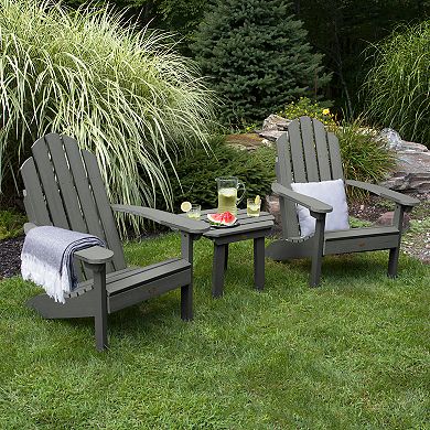 Highwood USA Westport Adirondack Chairs with Side Table