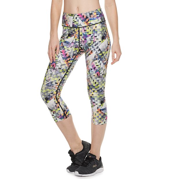 Women's FILA SPORT® Printed High-Waisted Capri Leggings