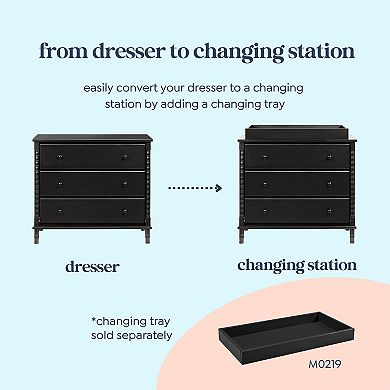 DaVinci Jenny Lind 3-Drawer Changer Dresser