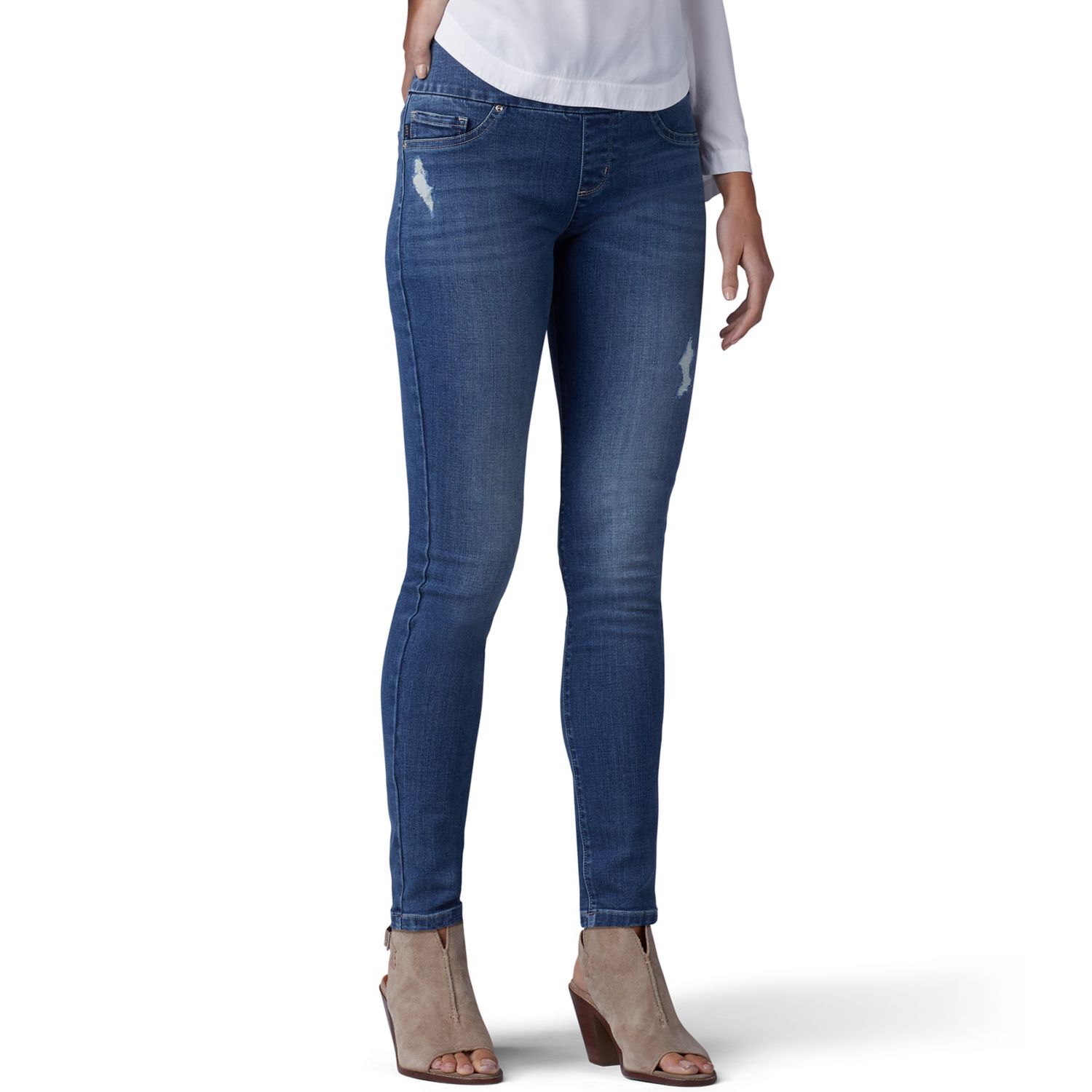 kohls lee pull on jeans