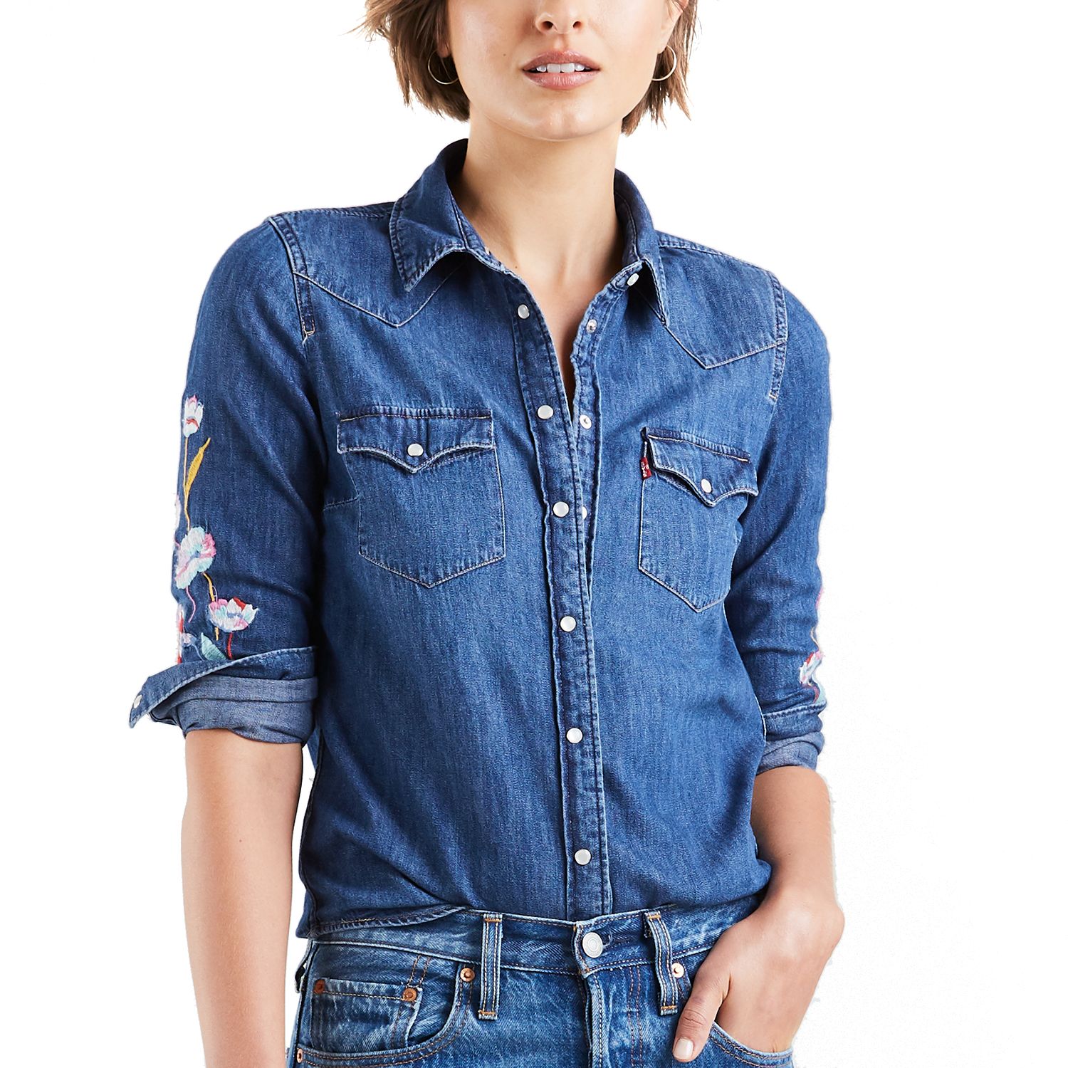 levi's ultimate western denim shirt