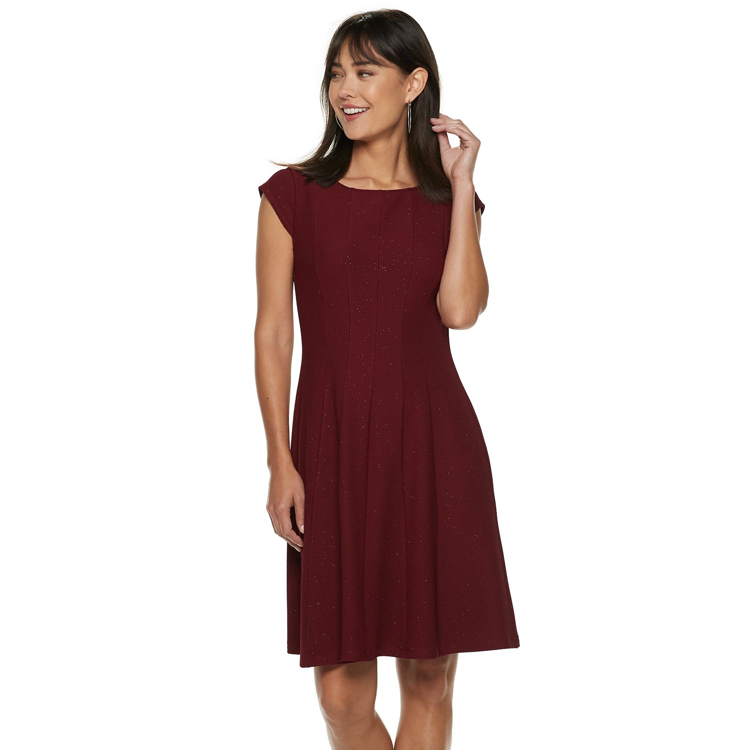 elle fit and flare dress