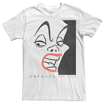 Disney's Villains Cruella Cover Men's Tee