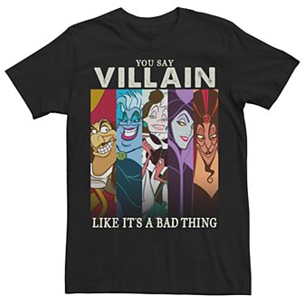 Disney's Villains Like Bad Men's Tee