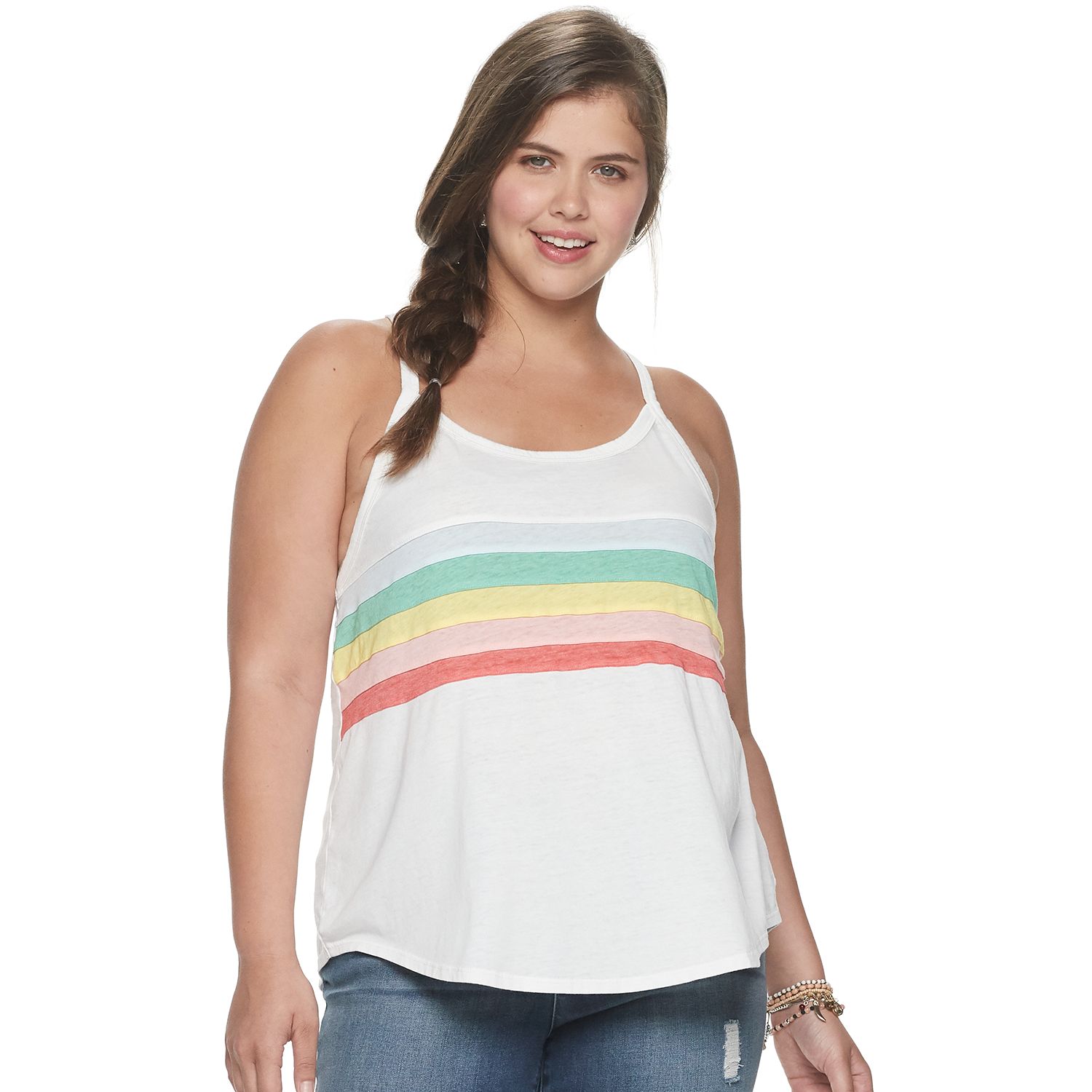 kohls plus size tank tops