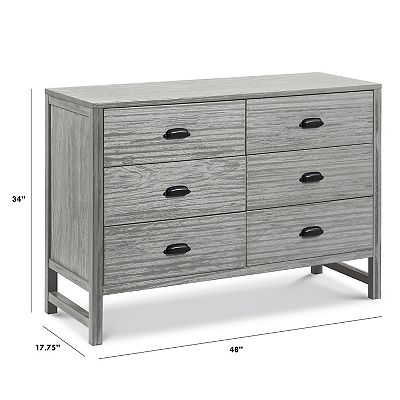 DaVinci Fairway Rustic 6-Drawer Double Dresser