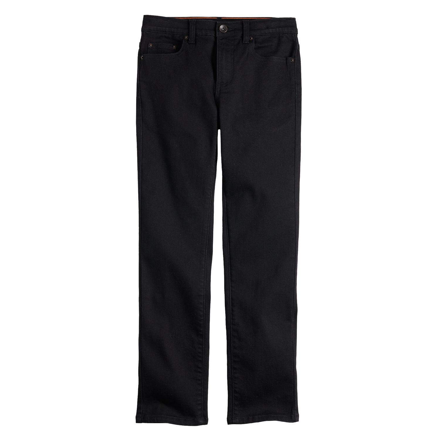 boys black stretch jeans