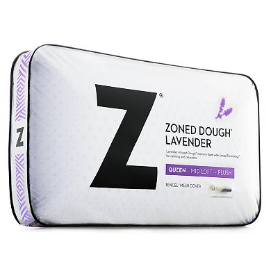 Zoned Dough Lavender Memory Foam Pillow