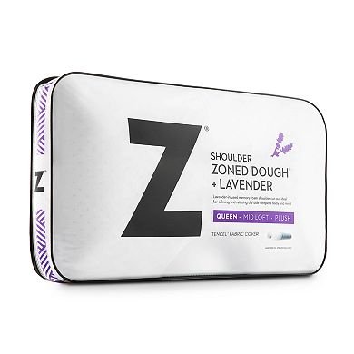 Zoned Dough® Lavender Memory Foam Shoulder Pillow