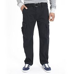 Men's Wrangler Cargo Pants w/ Stretch Black Relaxed Fit Tech Pocket CHOOSE  SIZE