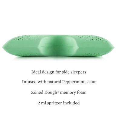 Zoned Dough® Peppermint Memory Foam Shoulder Pillow