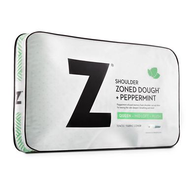 Zoned Dough® Peppermint Memory Foam Shoulder Pillow