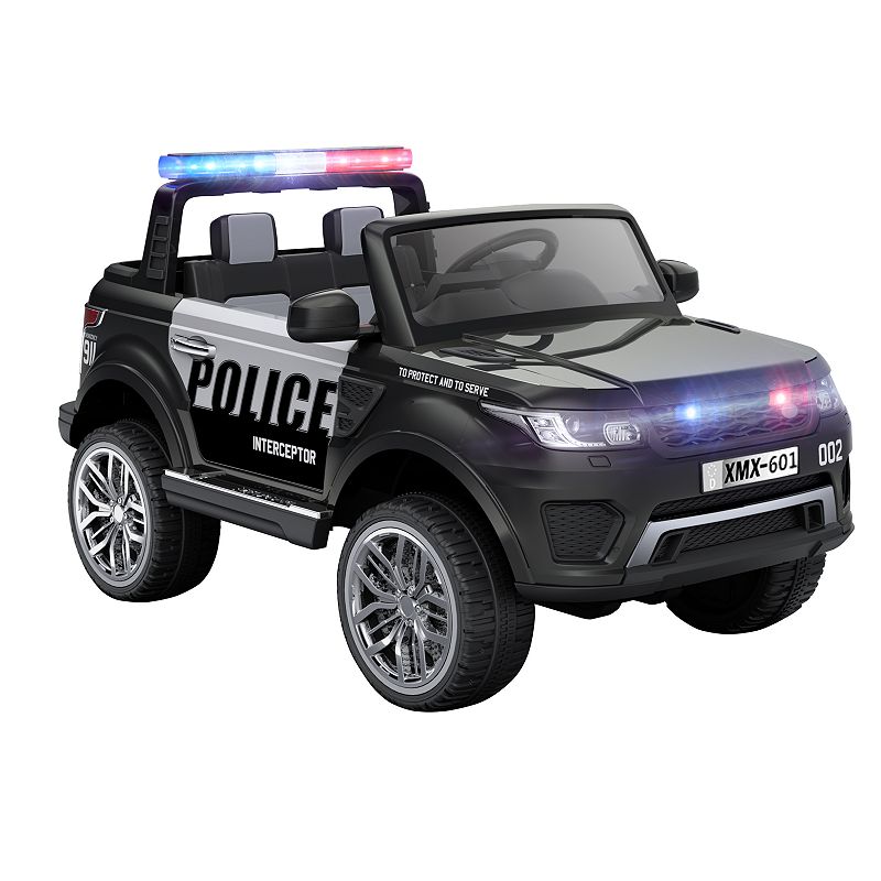 Blazin Wheels 12V Ride-On Police Vehicle, Multi