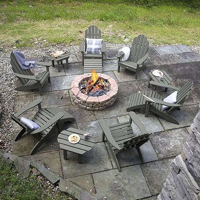 Highwood USA Westport Adirondack Chairs, Side Tables, and Ottomans