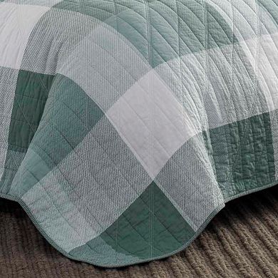 Eddie Bauer Boulder Plaid Quilt Set