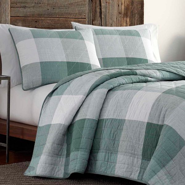 Eddie Bauer Boulder Plaid Quilt Set