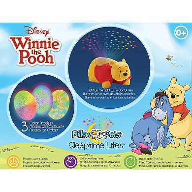 Boys Girls Neutral Pillow Pets Pillow Pets Disney Winnie The Pooh Plush Sleeptime Lite